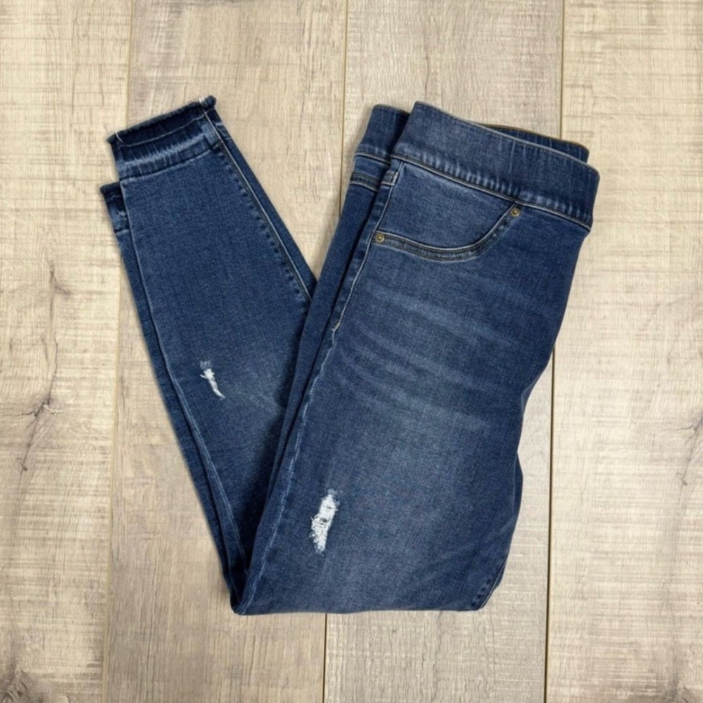 SPANX Distressed Denim Jeggings Leggings Skinny’s